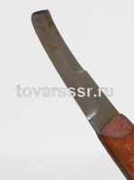 Нож копытный обоюдоострый с деревянной ручкой СССР_1