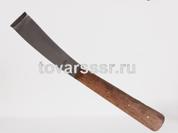 Нож копытный обоюдоострый с деревянной ручкой большой СССР_0