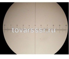 Окуляр микроскопа 7х с измерительной шкалой_2