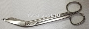 Ножницы для разрезания повязок с пуговкой W.Beal Sheffield 1946г_2