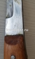 Нож копытный обоюдоострый с деревянной ручкой 1942 г_4
