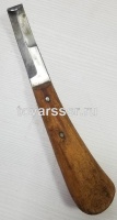 Нож копытный обоюдоострый с деревянной ручкой 1941 г